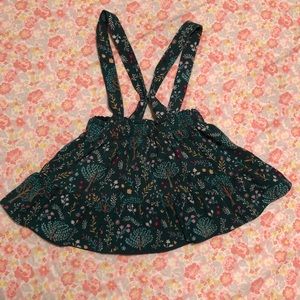 Gymboree skirt w suspenders and panties